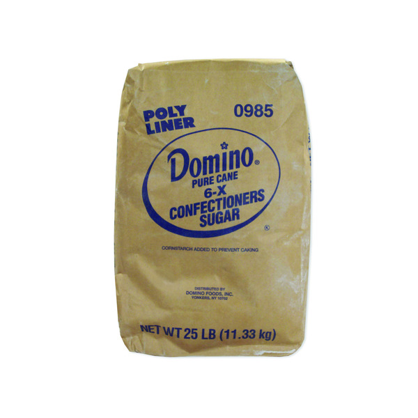 Domino 6x Powdered Sugar - 25 lbs
