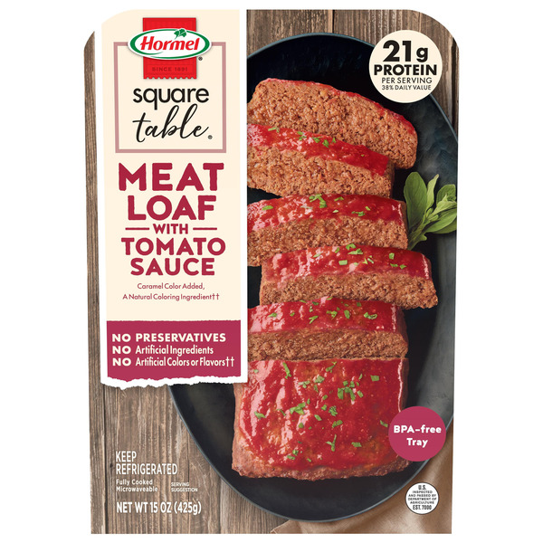 Hormel Square Table Meat Loaf with Tomato Sauce