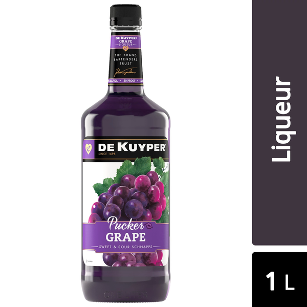 De Kuyper Pucker Grape Schnapps Liqueur Same-Day Delivery or
