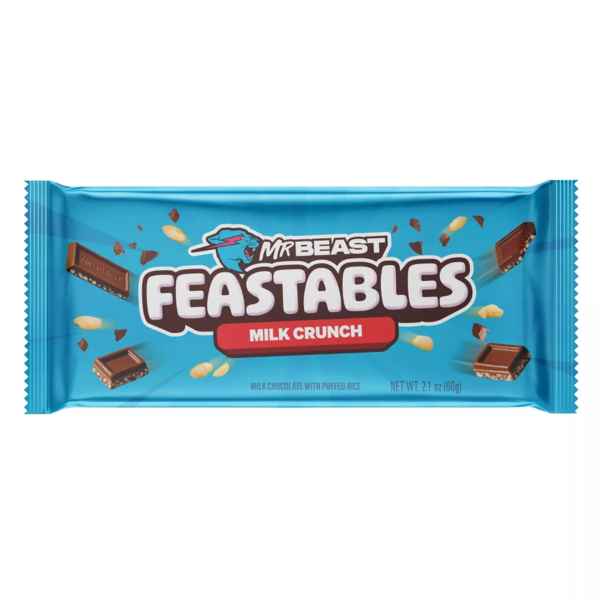 Feastables MrBeast Milk Crunch Bar Same-Day Delivery or Pickup