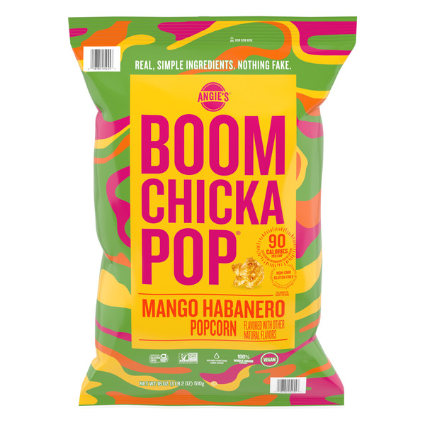 Angie's BOOMCHICKAPOP Mango Habanero Popcorn, Gluten-Free Same-Day