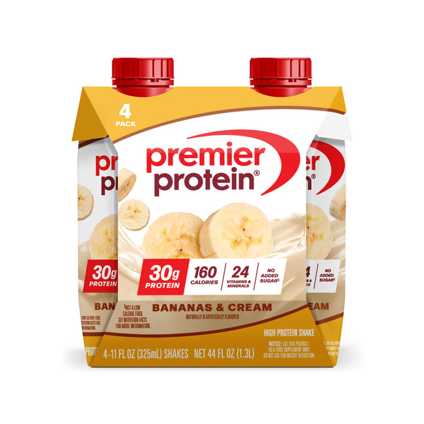 Walmart Premier Protein Bananas & Cream High Protein Shake Same-Day ...