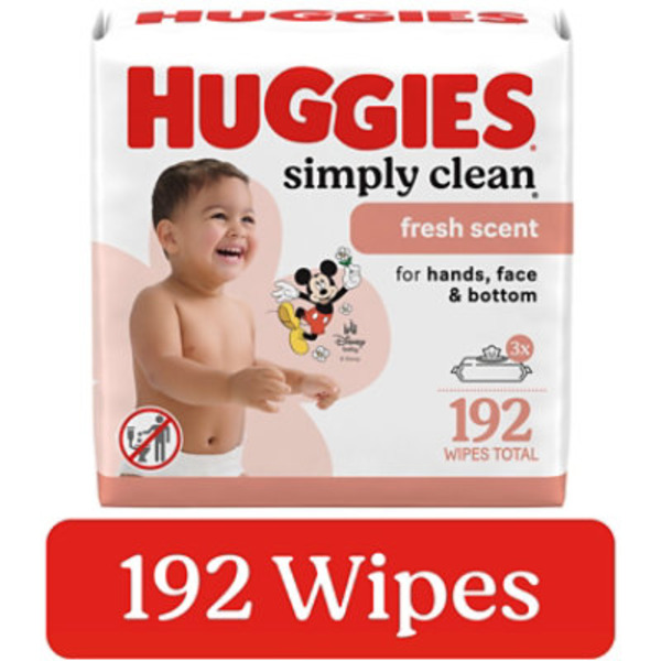 Huggies Simply Clean Fresh Scent Baby Wipes
