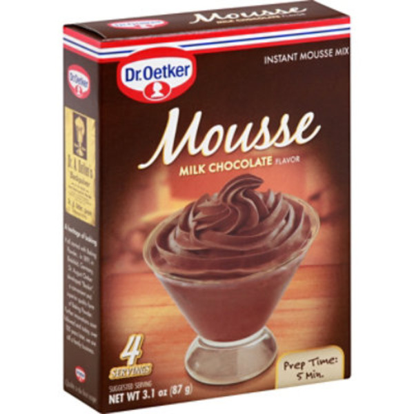 Dr. Oetker Mousse Mix, Instant, Milk Chocolate