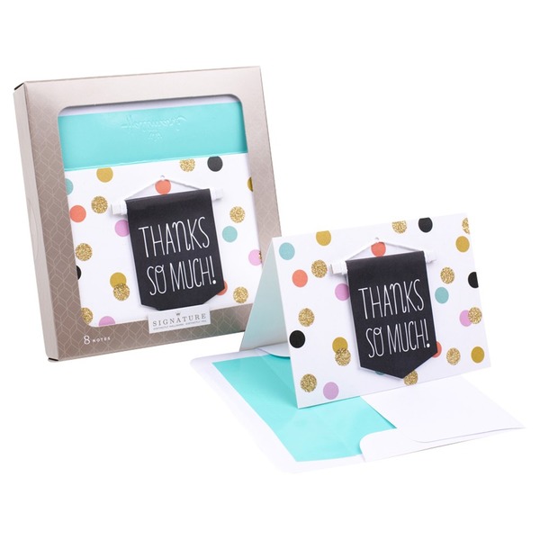 Hallmark Signature Thank You Notes No 71 Thanks Banner 8