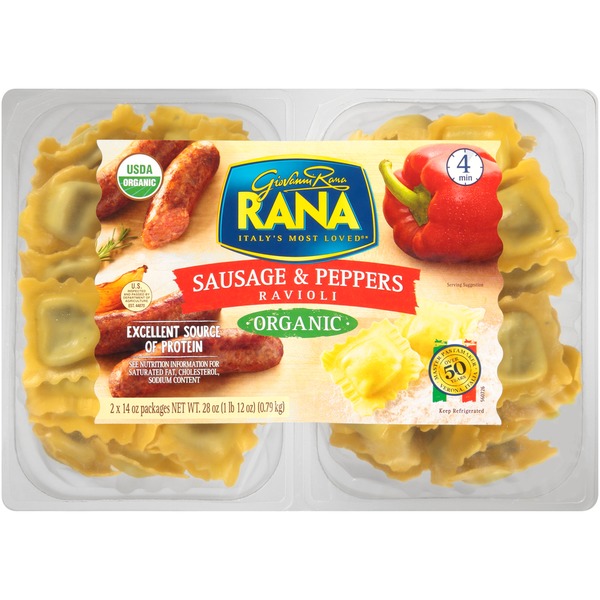 Rana Organic Sausage Peppers Giovanni Rana Organic Sausage Peppers Ravioli 14 Oz Instacart