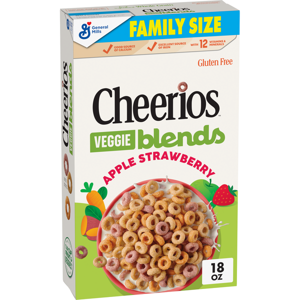 General Mills Apple Strawberry Veggie Blends Cheerios Same-Day