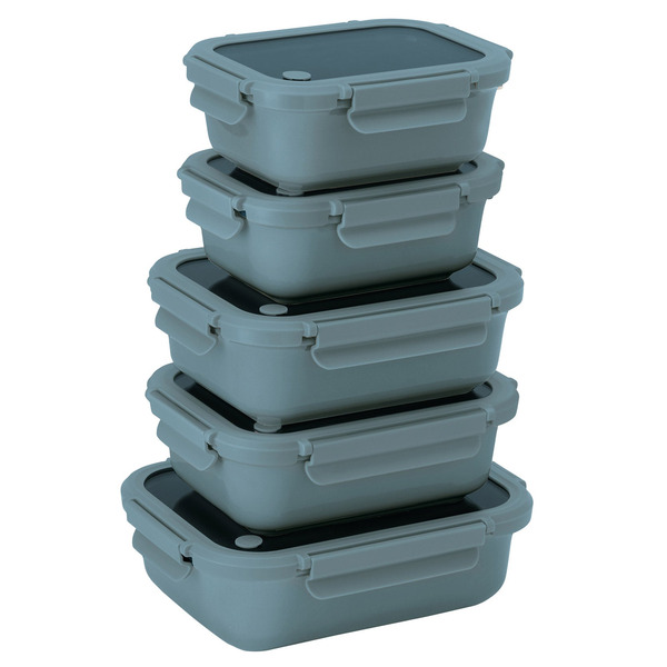 Safdie & Co Ceramic Food Storage Set, 10-count, Assorted Colors