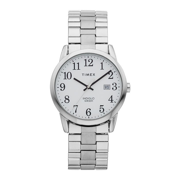 Timex Men's Easy Reader Stainless Steel Expansion Watch