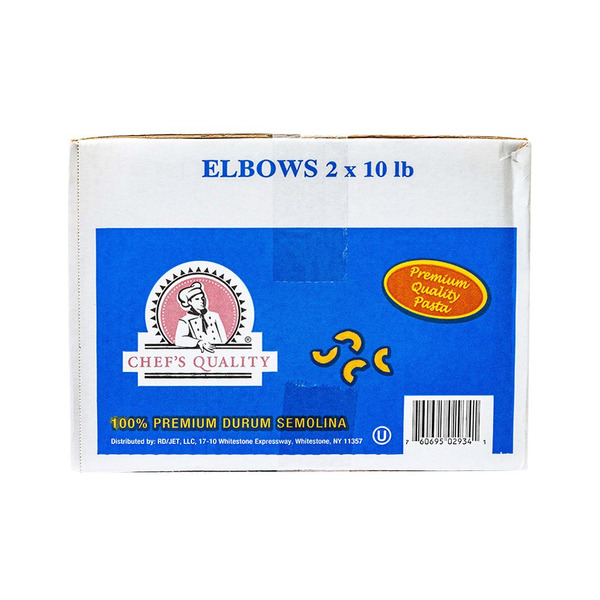 Chef's Quality - Elbow Pasta, Small - 2/10 lbs