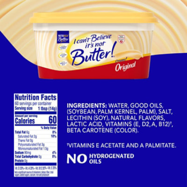 I Can't Believe It's Not Butter NutriRich Original Spread