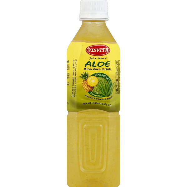 Visvita Aloe Vera Drink, Pineapple Taste Same-Day Delivery | El Rancho  Supermercado