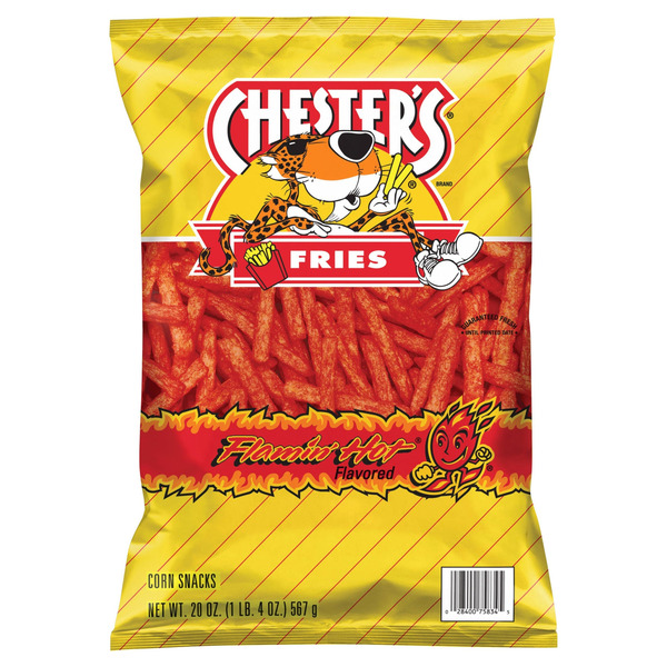 Chester's Flamin' Hot Fries Flavored Corn Snacks, 20 oz