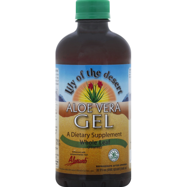 Lily of the Desert Aloe Vera Gel, Whole Leaf (Filtered) Same-Day Delivery |  Rainbow Grocery