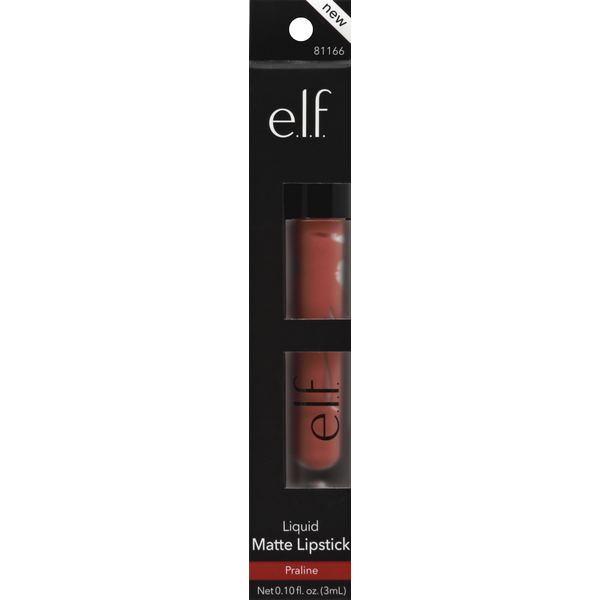e.l.f. liquid lipstick e.l.f. Lipstick, Liquid Matte, Praline 81166 Same-Day Delivery or Pickup
