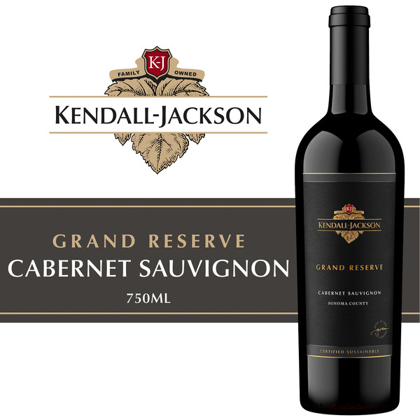 Kendall-Jackson Grand Reserve Cabernet Sauvignon Red Wine, 750ml