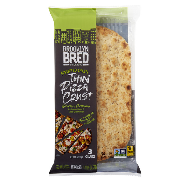 Brooklyn Bred Neapolitan Thin Pizza Crust, Sprouted Grain Same-Day