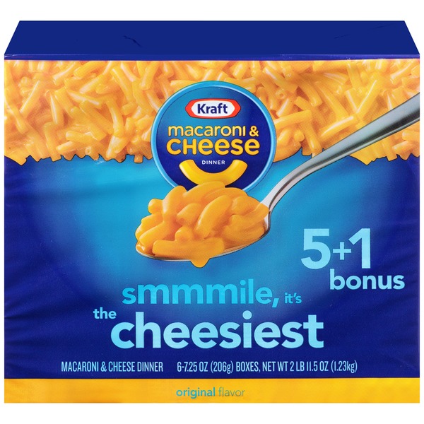Kraft Dinners Original Flavor Macaroni & Cheese Dinner (7.25 oz) Instacart