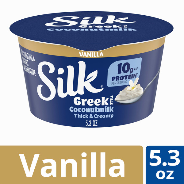 Silk Dairy Free Vanilla Greek Style Coconut Milk Yogurt
