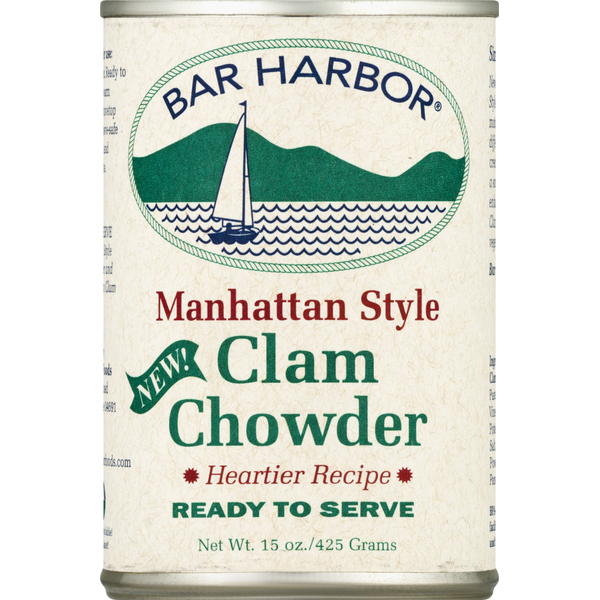 Bar Harbor Clam Chowder, Manhattan Style Same-Day Delivery
