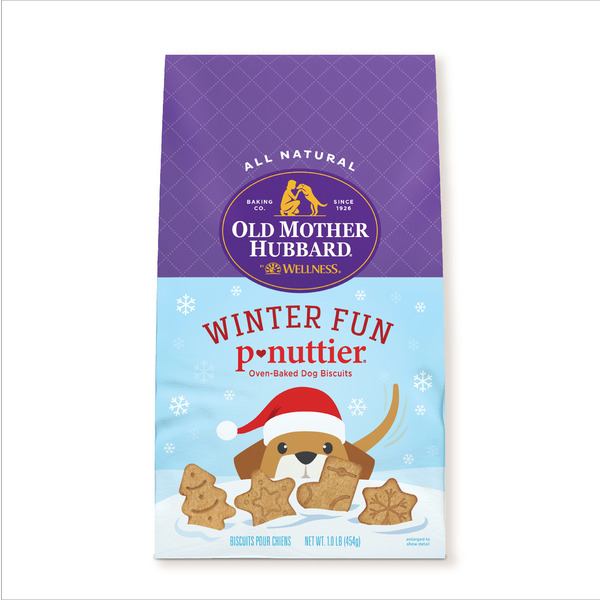 Old Mother Hubbard Winter Fun P-nuttier Oven-baked Dog Biscuits