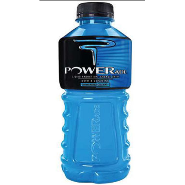 Powerade Sports Drink - Mountain Blast- 24/20 oz plastic bottles