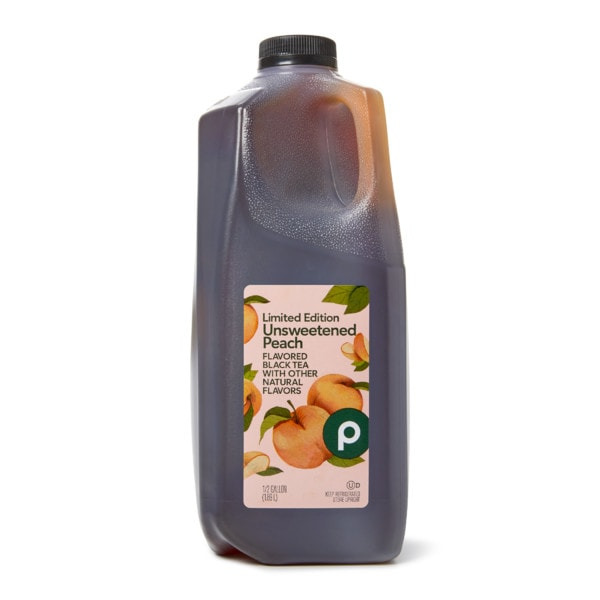Publix Unsweetened Peach Flavored Black Tea Same-Day Delivery or