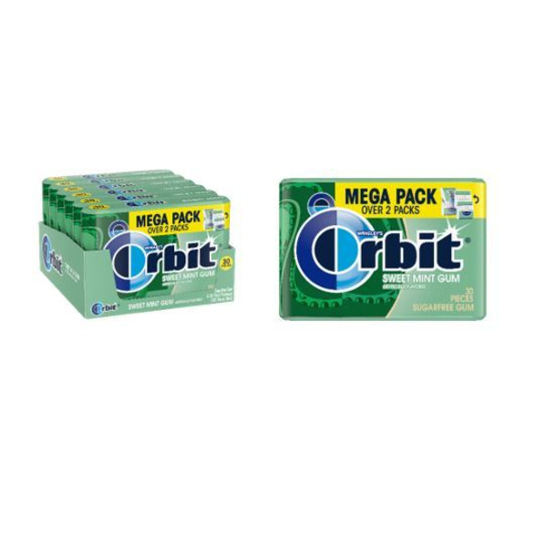 Orbit Sweet Mint Gum Mega Pack 30pc