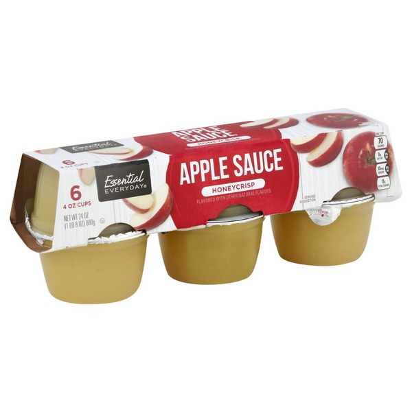 Essential Everyday Apple Sauce, Honeycrisp (4 each) Instacart