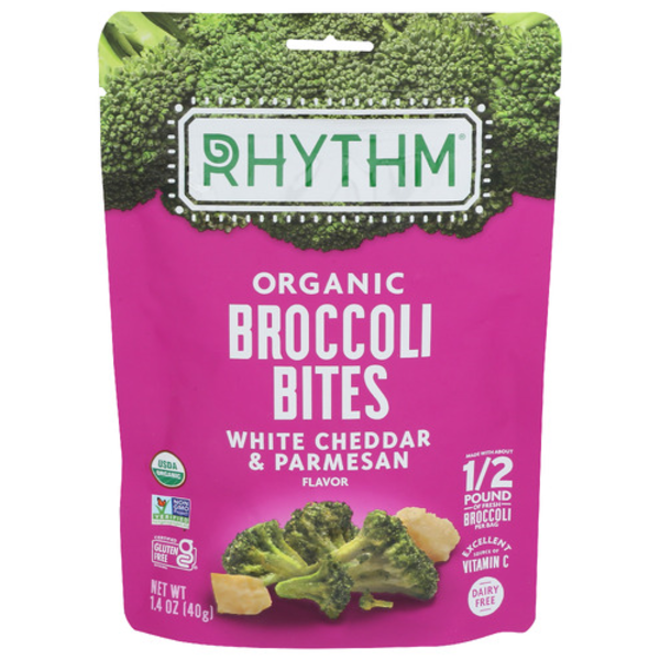 Rhythm Superfoods White Cheddar & Parmesan Broccoli Bites Same-Day