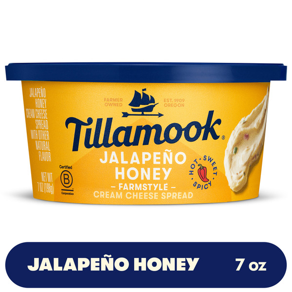 Tillamook Jalapeño Honey Cream Cheese Spread, 7oz