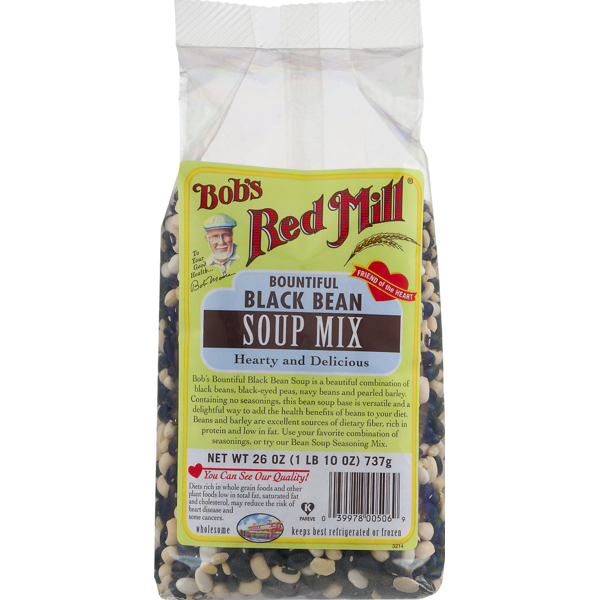 Bob's Red Mill Bountiful Black Bean Soup Mix (26 oz) Instacart