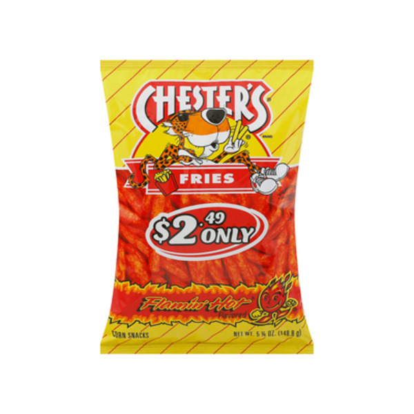 Chester's Flamin' Hot Flavored Corn and Potato Snacks