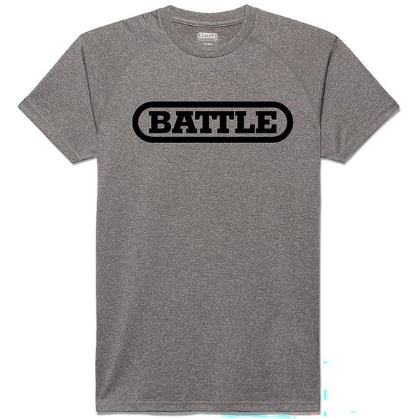 Battle Adult Performance T-Shirt, L - Grey