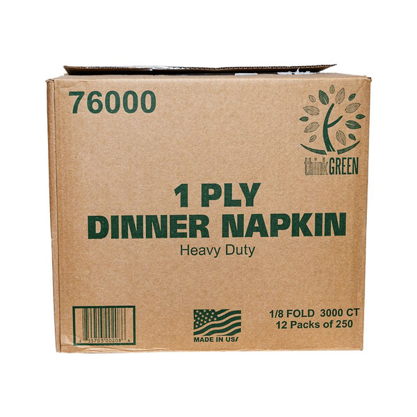 Soft Touch - #SN76000 1-Ply Dinner Napkins, 3000 Ct