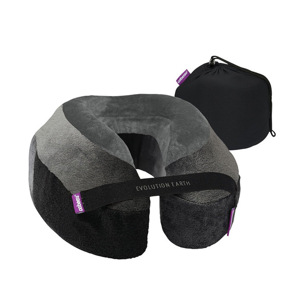 Cabeau Evolution Evolution Earth Deluxe Neck Pillow, 9 3/4 x 10 x 5 in - Wind