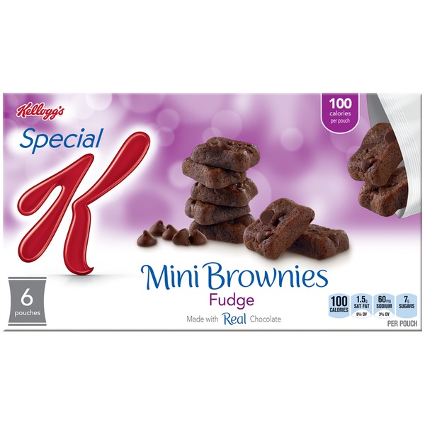 Kellogg's Special K Fudge Mini Brownies (0.74 oz) Instacart