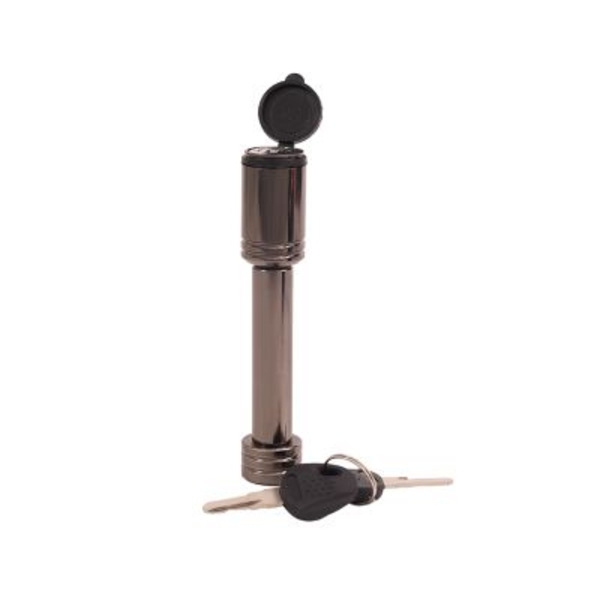 Tractor Supply 2 in. Sleeved Dogbone Receiver Lock, 5/8 in. Pin Diameter, Black Nickel