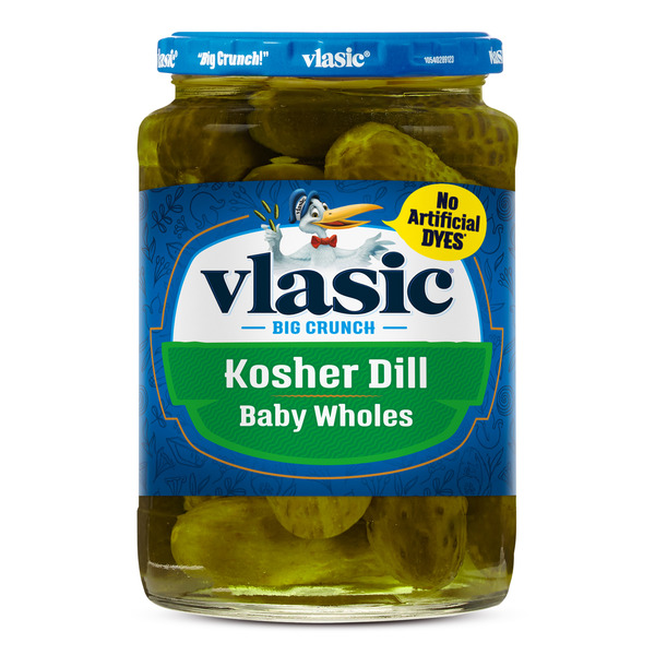 Vlasic Kosher Dill Baby Wholes Pickles, Keto Friendly