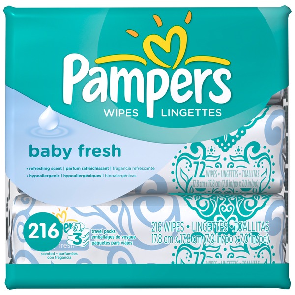 pampers travel wipes