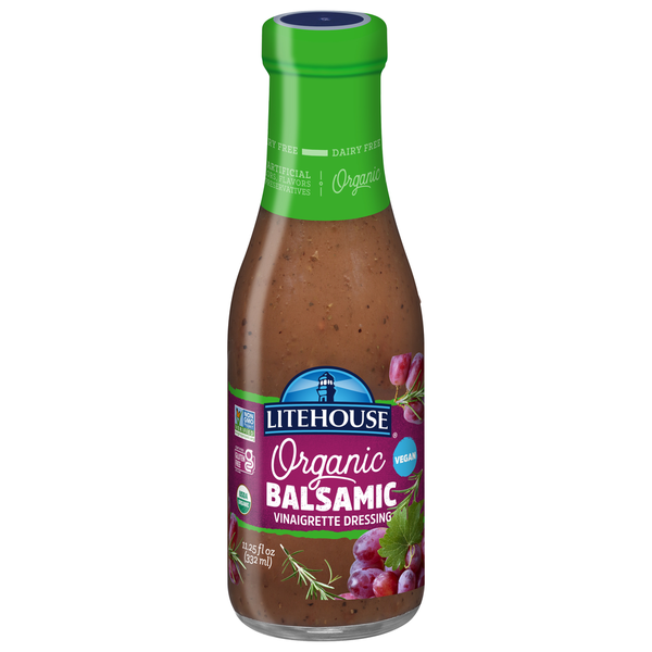 Litehouse Vinaigrette Dressing, Organic, Balsamic Same-Day Delivery or Pickup | Yoke's Fresh Market Litehouse Vinaigrette Dressing, Organic, Balsamic Same-Day Delivery or Pickup | Yoke's Fresh Market