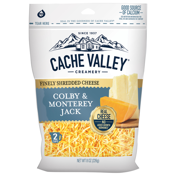 Cache Valley Colby & Monterey Jack Finely Shredded Cheese Same-Day