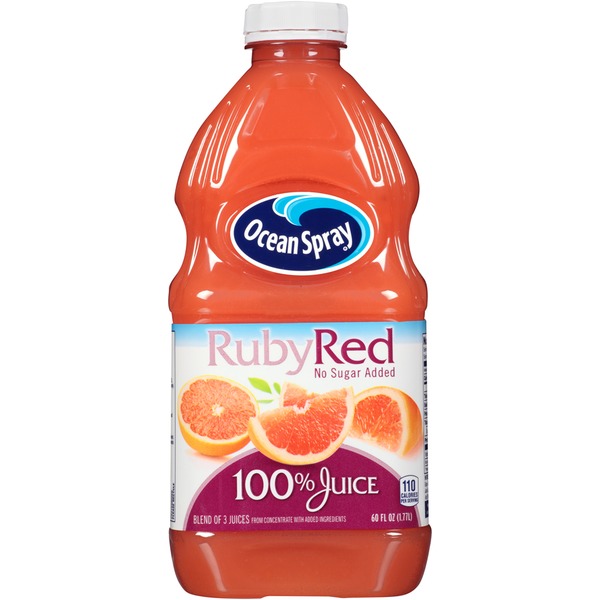 Ocean Spray Ruby Red Grapefruit No Sugar Added 100 Juice from Safeway