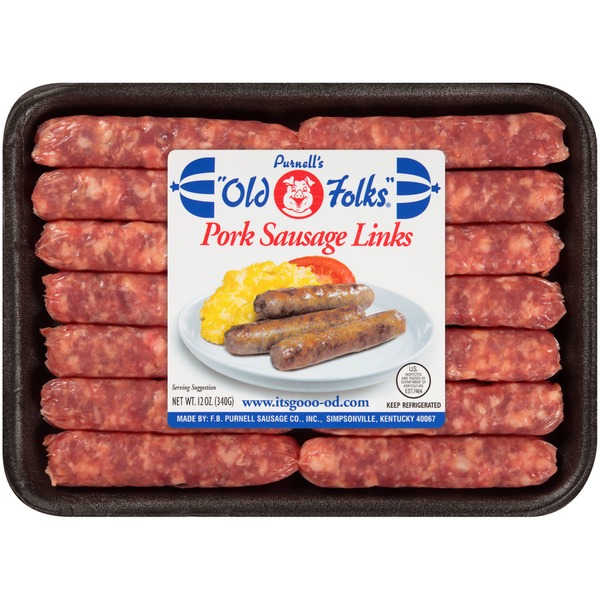 purnell s old folks pork sausage links 12 oz from meijer instacart purnell s old folks pork sausage links