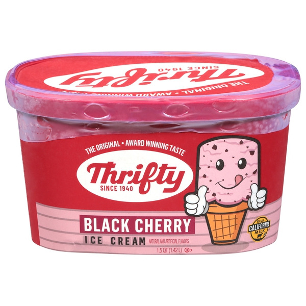 *りー* Thrifty Ice Cream Black Cherry Ice Cream Same-Day Delivery or