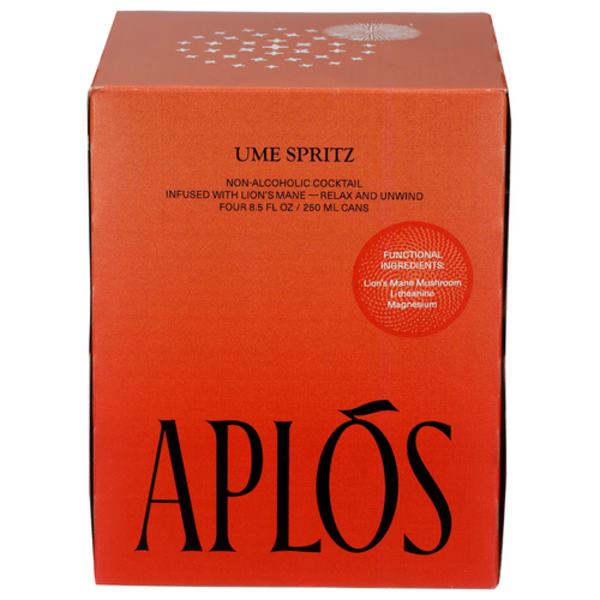 Aplos Ume Spritz Non-Alcoholic Cocktail 4 Pack Same-Day Delivery