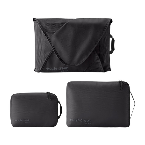 Eagle Creek Pack-it Starter Set, 17 x 12 x 3 in - Black