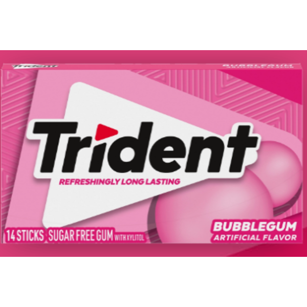 Trident Bubblegum (14 pieces)