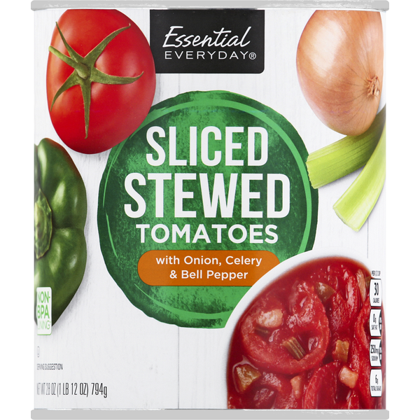Essential Everyday Tomatoes with Onion, Celery & Bell Pepper, Stewed