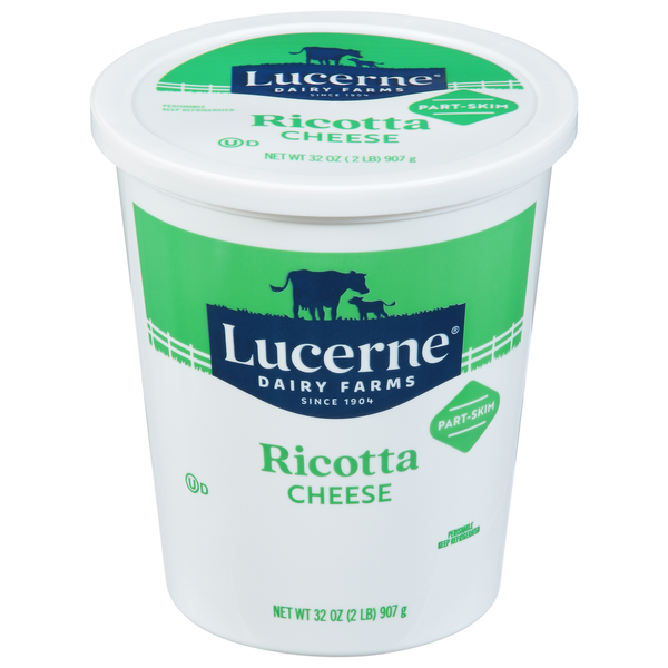 Lucerne Ricotta Cheese, Part-Skim